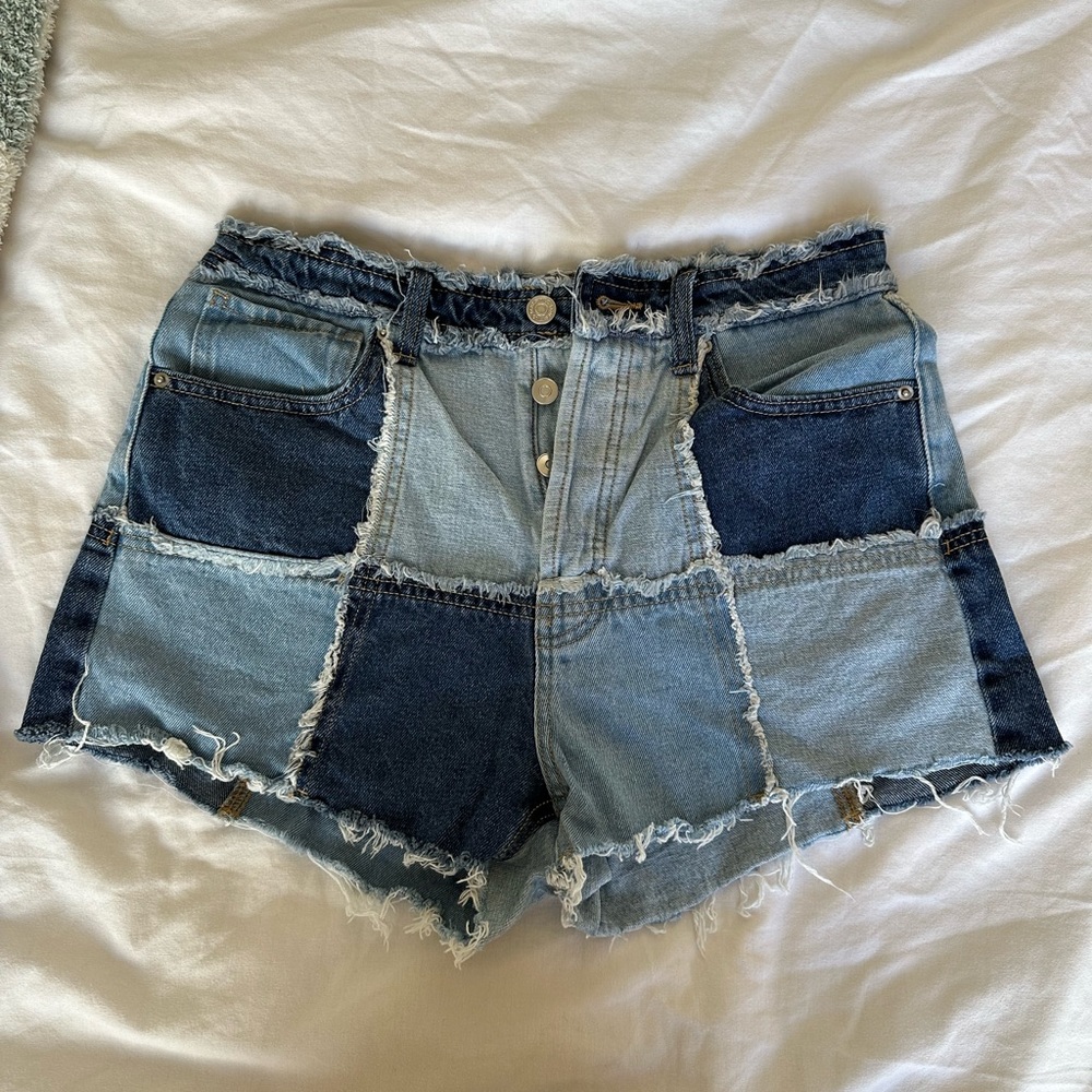 Target patchwork shorts